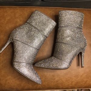 Rhine Stone Stiletto Boots 8